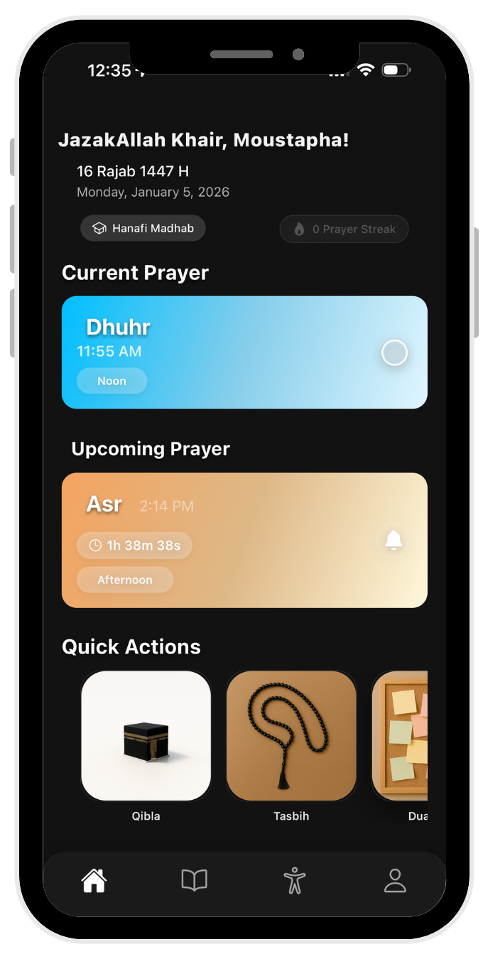 Huda dashboard preview